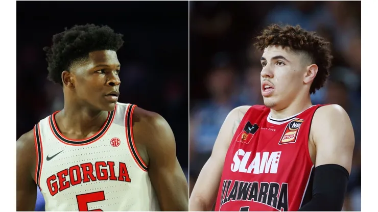 Anthony Edwards y LaMelo Ball