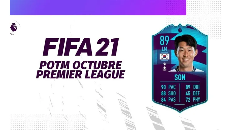 Heung-Min Son es el POTM de la Premier League y ya está disponible en el FIFA 21