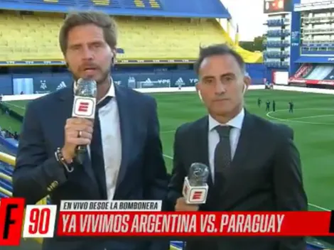 Probaron los parlantes de La Bombonera y Vignolo se pegó un susto bárbaro