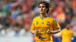 Guty Estrada durante su etapa en Tigres UANL.