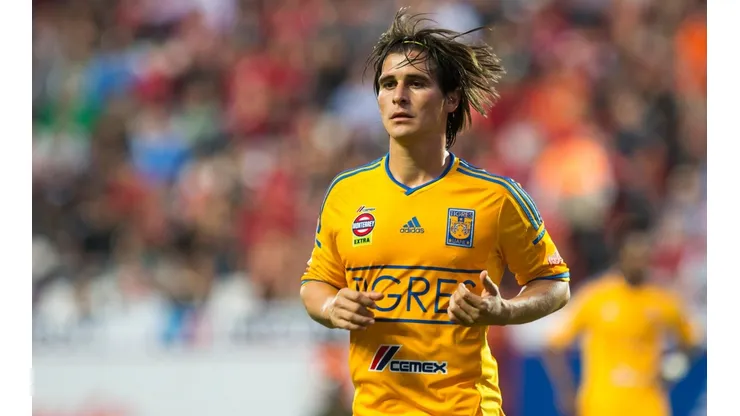Guty Estrada durante su etapa en Tigres UANL.