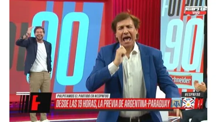El mejor video del día: Bambino Pons tiró todos sus relatos en vivo en ESPNF90