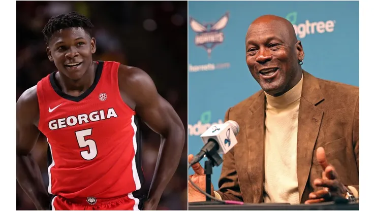 Anthony Edwards y Michael Jordan