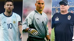 Chilavert: "Maradona no ganó ni el 1% de lo que ganó Messi"