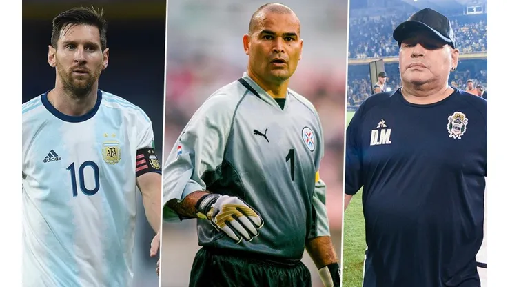 Chilavert: "Maradona no ganó ni el 1% de lo que ganó Messi"