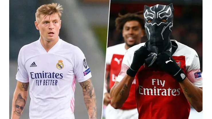 Kroos criticó a Aubameyang por sus festejos y el delantero del Arsenal lo destruyó