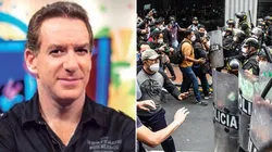 Actualidad política y social del Perú no pasó por alto por el periodista.