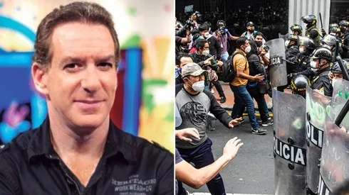 Actualidad política y social del Perú no pasó por alto por el periodista.