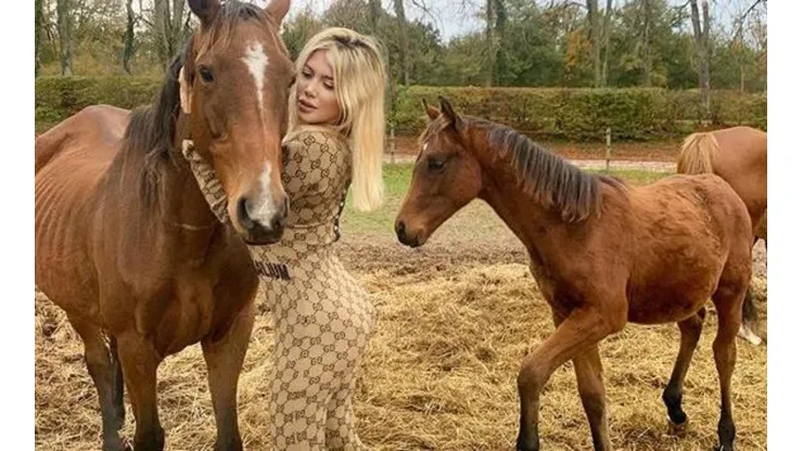 Foto de Wanda Nara, botinera.