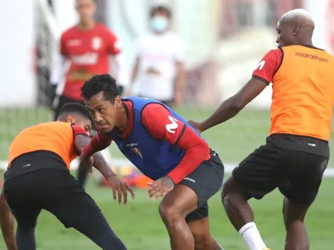 Así formó el equipo titular de la selección peruana en los entrenamientos