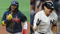 Ronald Acuña Jr. y Giancarlo Stanton