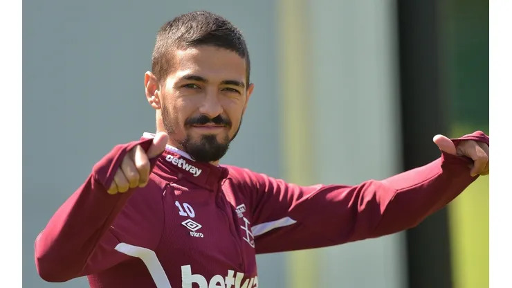 Manuel Lanzini, actualmente en West Ham United.