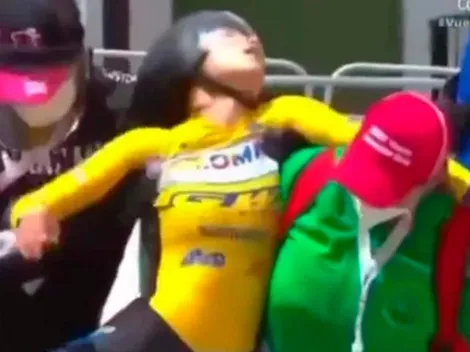 Ciclista se desmayó al llegar a meta en la Vuelta a Colombia Femenina