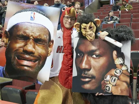 Lo que no se vio en la serie de Jordan: disparó contra LeBron