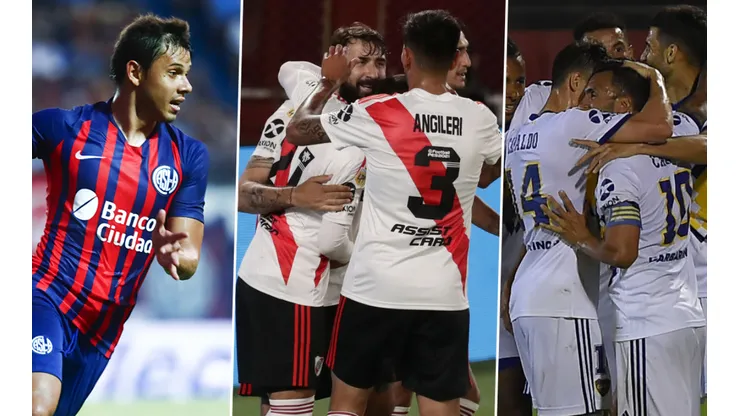 San Lorenzo, River y Boca ganaron sus partidos.