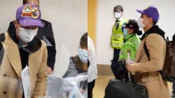 Gianluca Lapadula llegó este domingo a Perú.