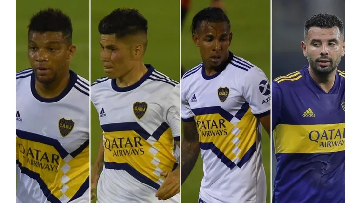 Frank Fabra, Jorman Campuzano, Sebastián Villa y Edwin Cardona fueron titulares en el último partido de Boca Juniors.