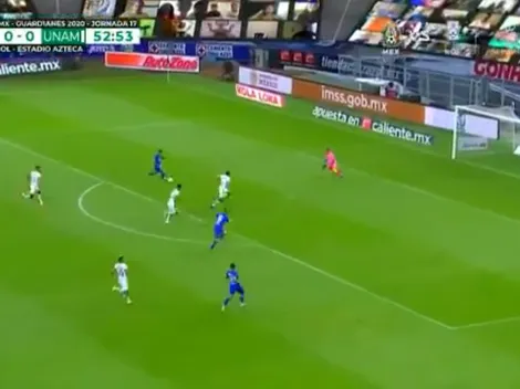 Orbelín Pineda adelanta a Cruz Azul frente a Pumas UNAM