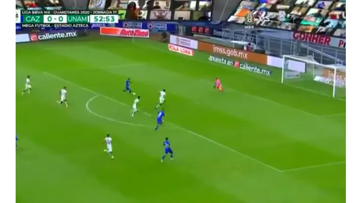 Orbelín adelantó a Cruz Azul ante Pumas