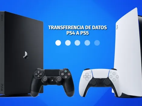 Cómo transferir juegos y datos de tu PS4 a PS5
