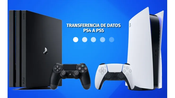 Cómo transferir juegos y datos de tu PS4 a PS5