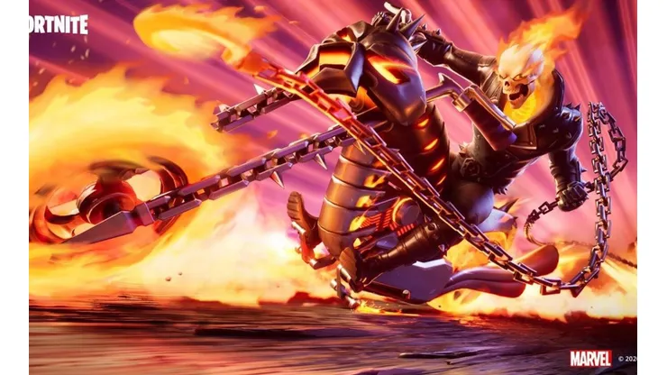 Ghost Rider llega hoy a Fortnite en la nueva actualización de la Tienda