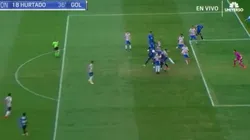 Hurtado marca el primero para Monterrey.