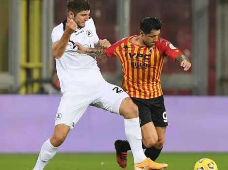 Lucha todas: palo de Lapadula y entrega total en partido del Benevento