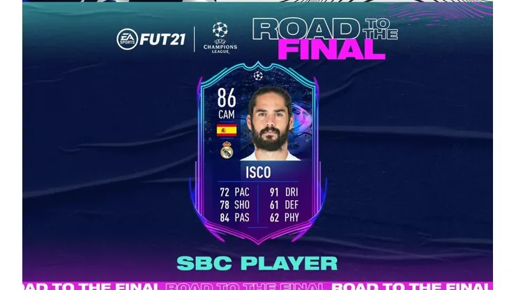 FIFA 21: Cómo completar el nuevo SBC de Isco RTTF en el Ultimate Team