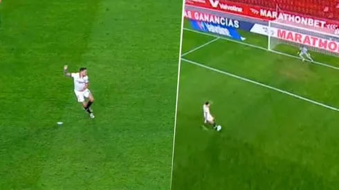A Ocampos lo ayudó el VAR y metió un gol de penal para el Sevilla