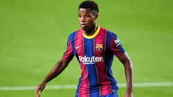 Ansu Fati estará un largo tiempo sin jugar.