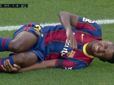 Video: el momento de la grave lesión de Ansu Fati