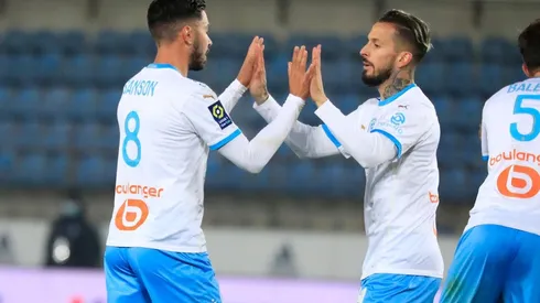 La asistencia de Benedetto para el gol del triunfo del Olympique Marsella