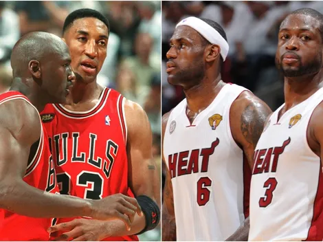 A diferencia de LeBron, Jordan nunca jugó con una súper estrella