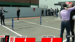 La dupla Ruggeri - Domínguez le ganó a la de Vignolo y Sottile en un terrible fútbol tenis