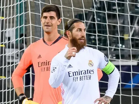 Sergio Ramos le hizo la vida imposible a Courtois y lo trolleó en redes