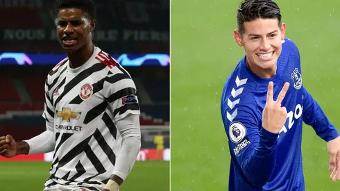 Manchester United vs. Everton juegan por la fecha 8 de la Premier League este sábado (Getty Images).