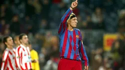 Maximiliano López jugando para Barcelona.