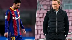 A Koeman le preguntaron por el video de Messi caminando y lo defendió a muerte