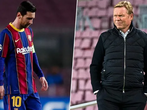A Koeman le preguntaron por el video de Messi caminando y lo defendió a muerte
