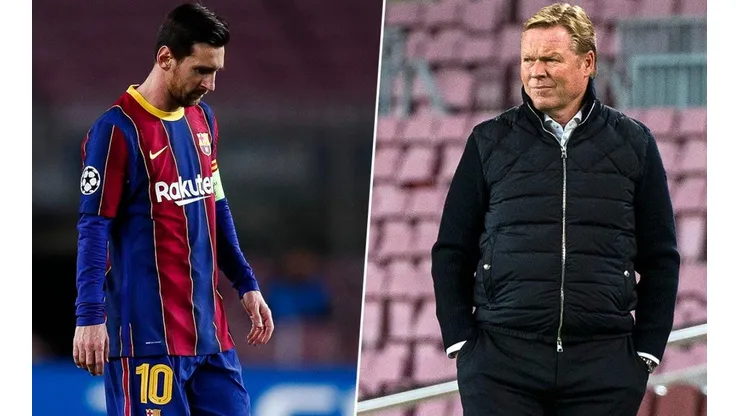 A Koeman le preguntaron por el video de Messi caminando y lo defendió a muerte