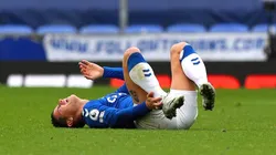 James Rodríguez, la gran duda del Everton para enfrentar al Manchester United en la fecha 8 de la Premier League.