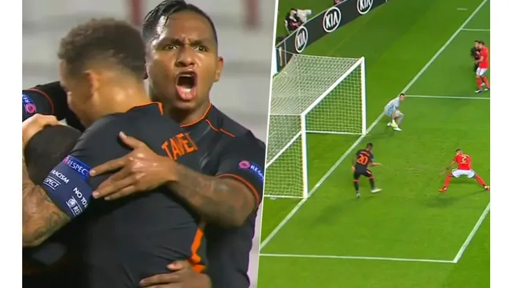 Gol, asistencia y récord: partido redondo de Morelos en la Europa League