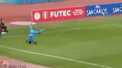 Ojeda fue el protagonista de tan peculiar jugada.