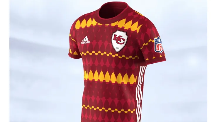 El jersey de los Kansas City Chiefs (Bolavip)