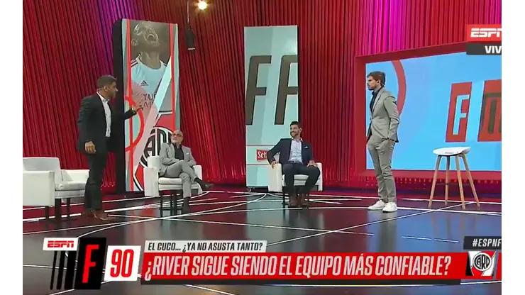 El reclamo de Bulos a Vignolo por cómo reacciona cuando pierde River