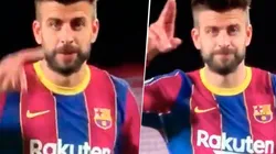 ¿Para Bartoméu? Piqué metió un gol, buscó la cámara y le dedicó un festejo