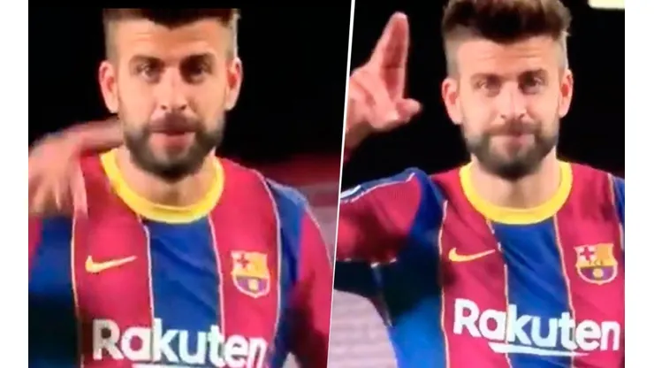 ¿Para Bartoméu? Piqué metió un gol, buscó la cámara y le dedicó un festejo