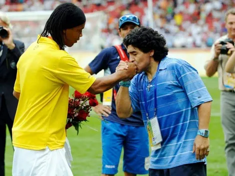 De un mago a otro: el mensaje de Ronaldinho a Maradona tras su operación