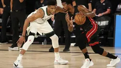 Giannis Antetokounmpo podría ser compañero de Jimmy Butler en Miami Heat